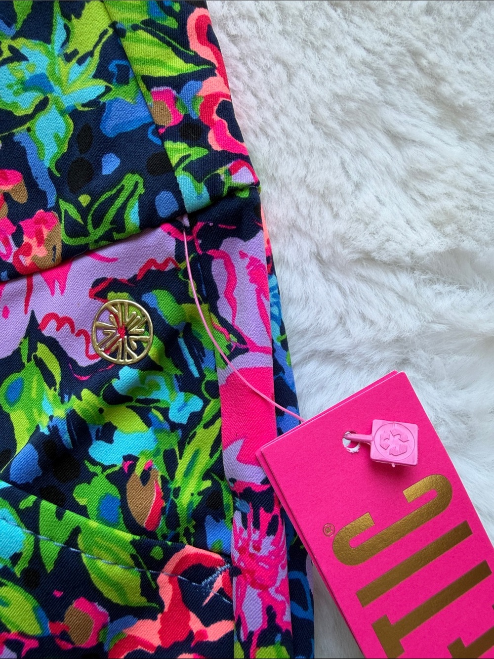 NWT Lily Pulitzer Luxletic Corso Pant UPF 50 size 4 - Picture 9 of 9